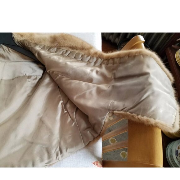 Autumn Haze Real Mink Fur Stole - Picture 8 of 9